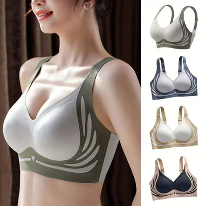 Roselle Seamless Wireless Push-Up Comfort Bra