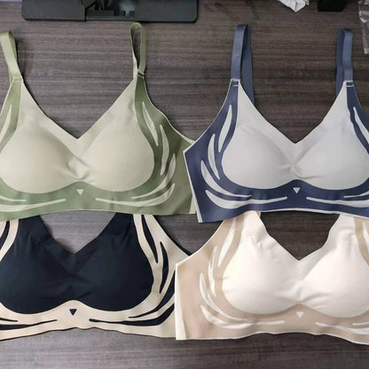 Roselle Seamless Wireless Push-Up Comfort Bra