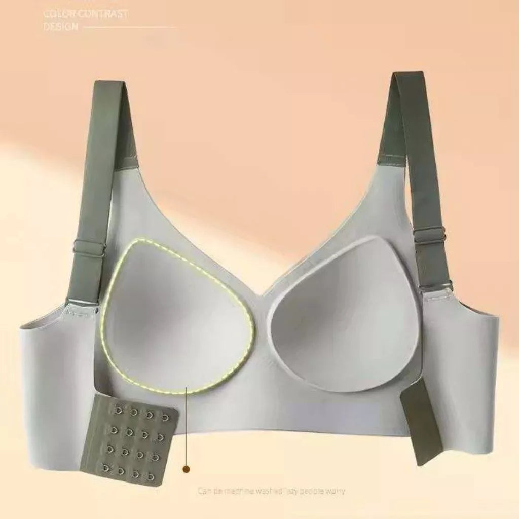 Roselle Seamless Wireless Push-Up Comfort Bra