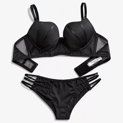 Roselle Premium Padded Wired Bra & Panty Set – Elegant Everyday Collection